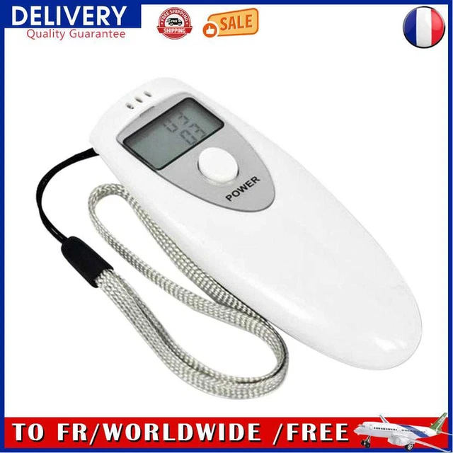 Portable Mini LCD Digital Breath Alcohol Tester Breathalyzer Alarm Detector