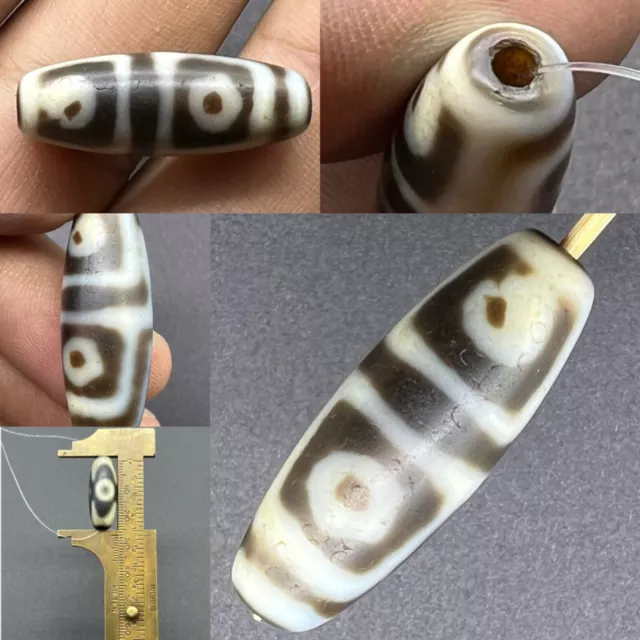 Rare Unique Beautiful Old Chung Dzi Buddain Top Quality Asian Beads
