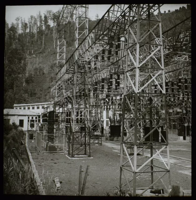 Magic Lantern Slide TARRALEAH POWER STATION NO2 TASMANIA C1949 PHOTO AUSTRALIA