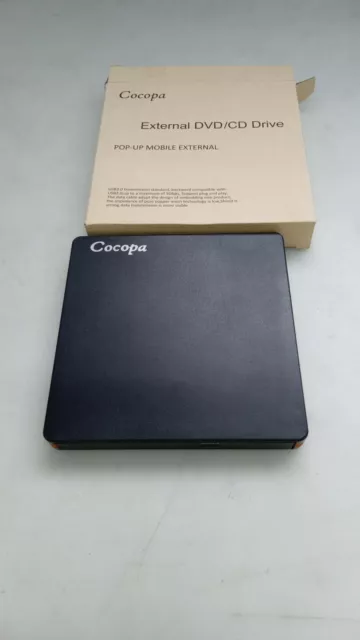 Lecteur DVD externe Cocopa Lecteur USB 3.0 pour CD et DVD - Noir