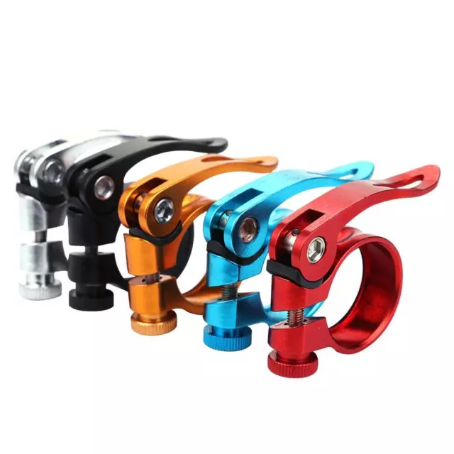 Seatpost Clamp Quick Release MTB Road Bike Seat Post Tube Clip Durable Cycling