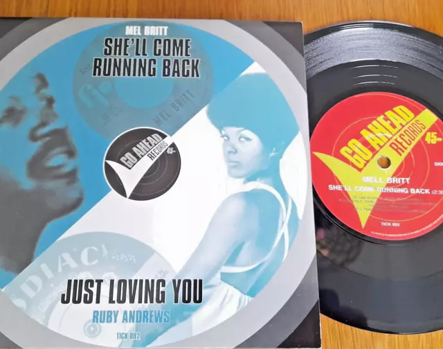 Mel Britt -  She'll Come Running Back / Ruby Andrews - Just Loving You  GO AHEAD