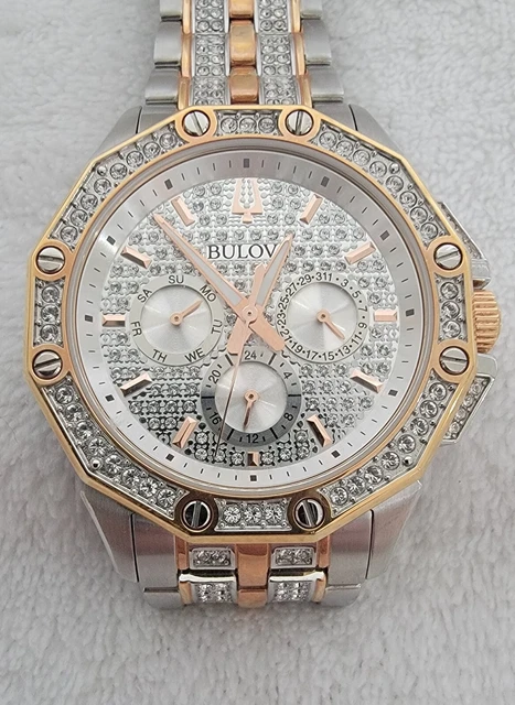 Bulova Octova Two-Tone Stainless Steel Men's Wristwatch Bulova Octova Two-Tone Stainless Steel Men's Wristwatch