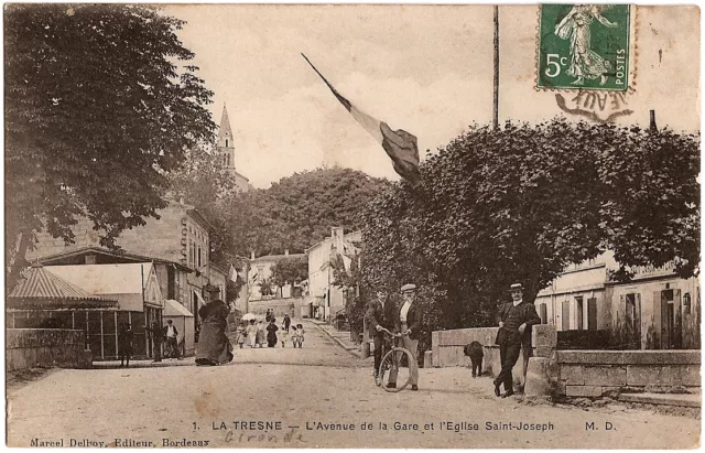 LA TRESNE (33) - L'Avenue de la Gare