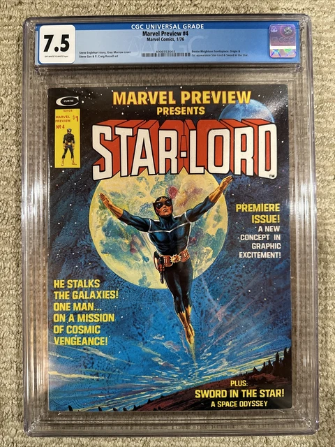 Marvel Preview #4 Marvel CGC 7.5 (1976)  First Appearance Star-Lord