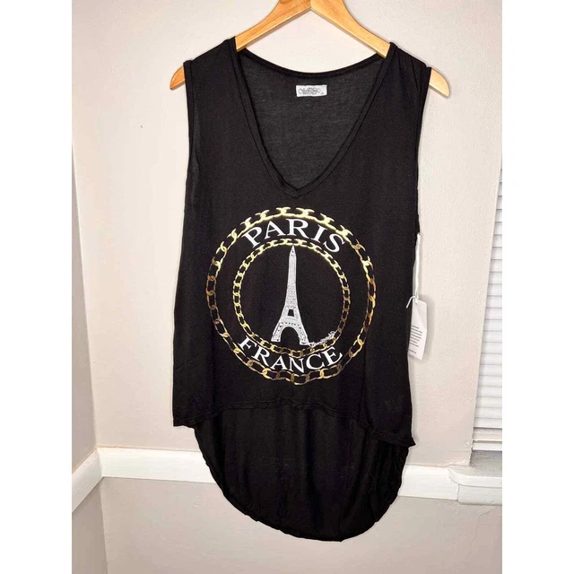 Lauren Moshi Paris High Low Tank NWT Oversized
