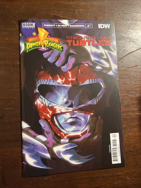 Mighty Morphin Power Rangers Teenage Mutant Ninja Turtles #1 BOOM  IDW 2nd print