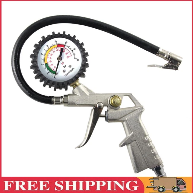 Digital Dial Pressure Meter Gauge 220 PSI Tyre Pressure Gun for Car Auto Truck