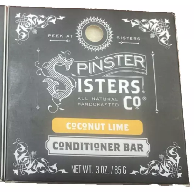 Spinster Sisters Coconut Lime Conditioner  3 Oz Bar 1 Long Lasting Bar