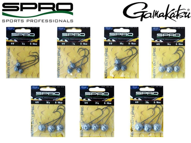 Spro Round Jig Head HD-90 - Gr. 4/0 - 5 bis 28 g
