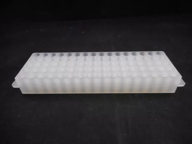 PUL Plastic 80-Place 1.5-2.0mL Microcentrifuge Tube Rack and 60-Place PCR White