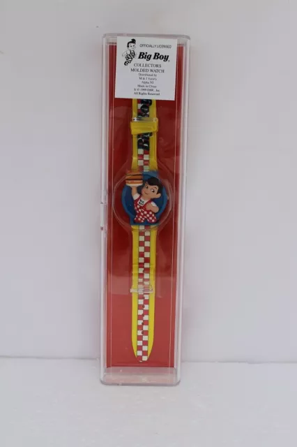 Collectible 1999 Frisch's, Bobs, or Shoneys Big Boy Watch with hamburger 2