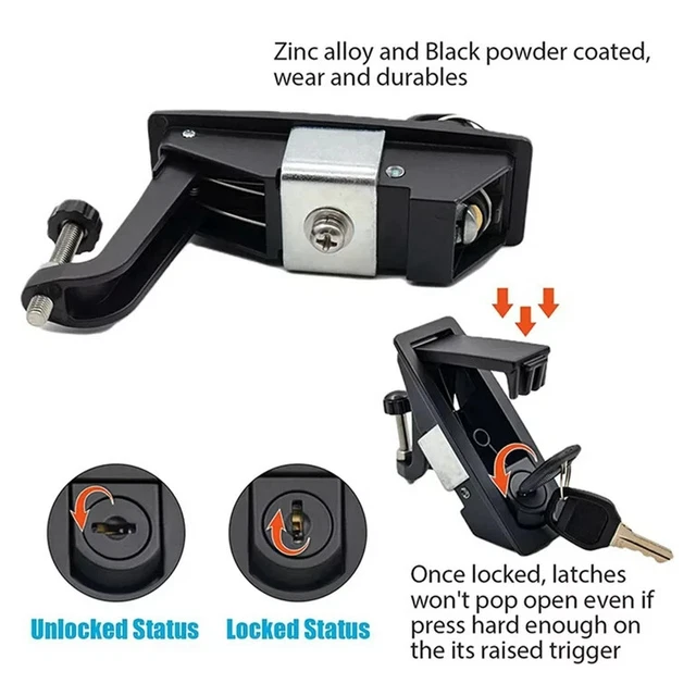 ADJUSTABLE LOCKING LEVER LATCH (FLUSH TRIGGER) C23235 Southco Style