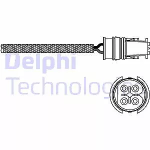 DELPHI ES20313-12B1 Sonde Lambda pour Chrysler, Mercedes-Benz