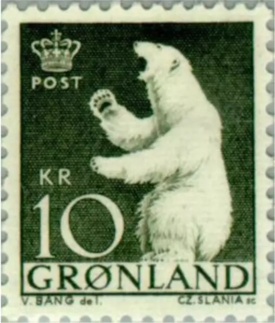 Greenland #Mi61 MNH 1963 Polar Bear [65]