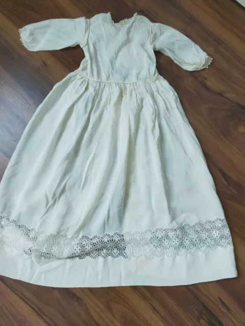 Antiguo Victoriano Vestido Faldon De Bebe O Muñeca