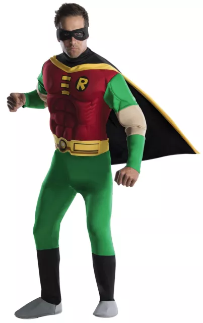 Rubie's Official DC Comic Robin Deluxe Adult Costume, Batman Movie Character, Me