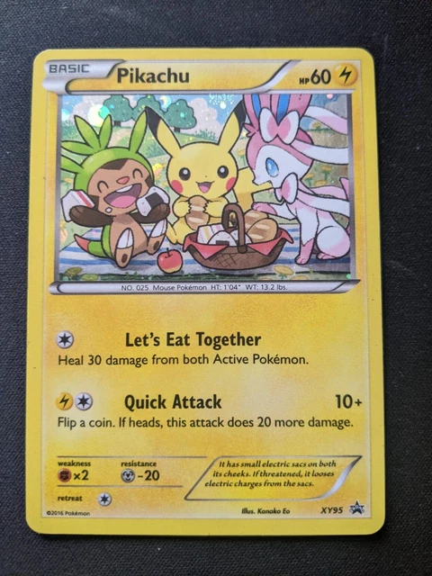 PIKACHU Black Star Promo XY95 Pokemon TCG