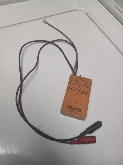 Progressive Electronics 100B I & R tone test set Line polarity tester