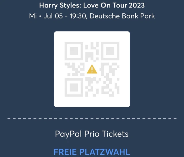 2x Harry Styles Love On Tour Innenraum Stehplatz 05.07.2023 Frankfurt