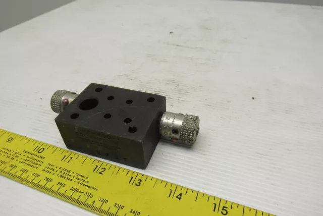 Parker MF-200C Color Flow Metered Flow Control Stack Valve