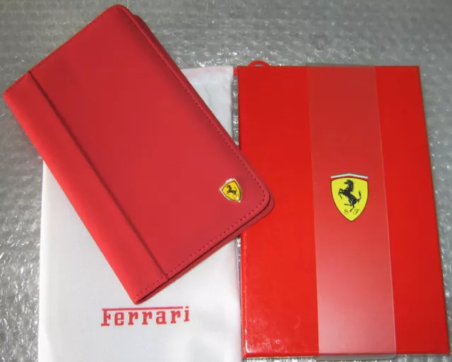 Ferrari Porta Biglietti Visita In Nabuk - Licenza Ufficiale Confezione Regalo