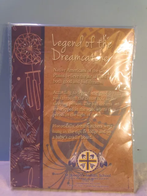 Legend of the Dreamcatcher  Key chain/Purple PEN St. Josephs Indian School