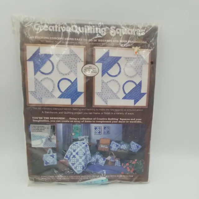 Paragen Needlecraft Creative Quilting Squares Kit 14" Squares #0888-New