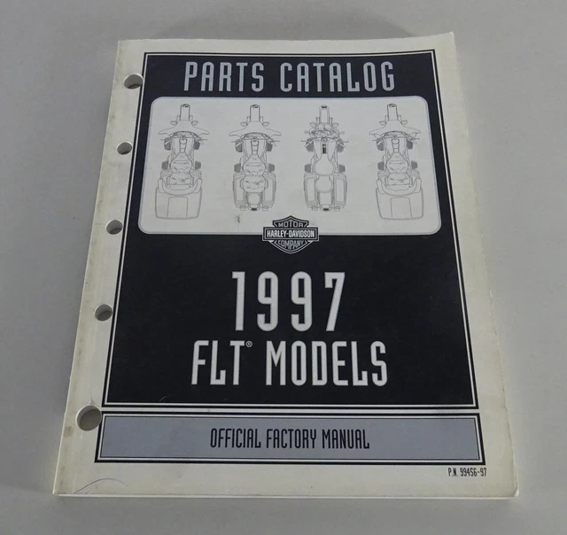 PARTI CATALOGO / Spare Parts List Harley Davidson Flt Modelli 1997 Da ...
