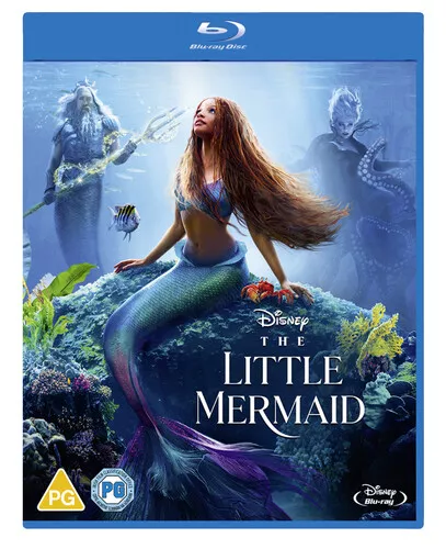 The Little Mermaid Blu-ray (2023) Halle Bailey, Marshall (DIR) cert PG