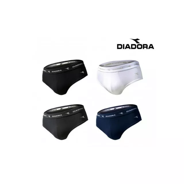 Slip hommes en coton Diadora art. 700 couleurs différentes tailles du S au XXL