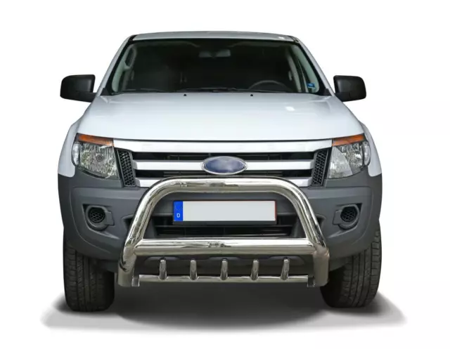 Frontbügel Frontbar Bullbar für Ford Ranger (12-18) Frontschutzbügel Edelstahl