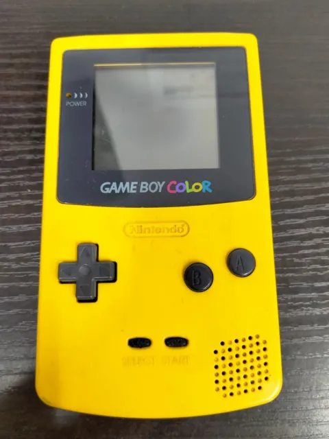 L9916 Free Ship Nintendo Gameboy Color console Yellow Japan GBC x