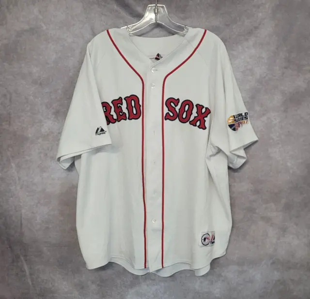 Majestic 2007 World Series Boston Red Sox David Ortiz 34 Jersey Mens 3XL