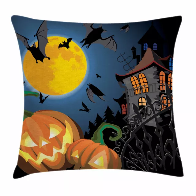 Halloween Housse de Coussin lune de citrouille