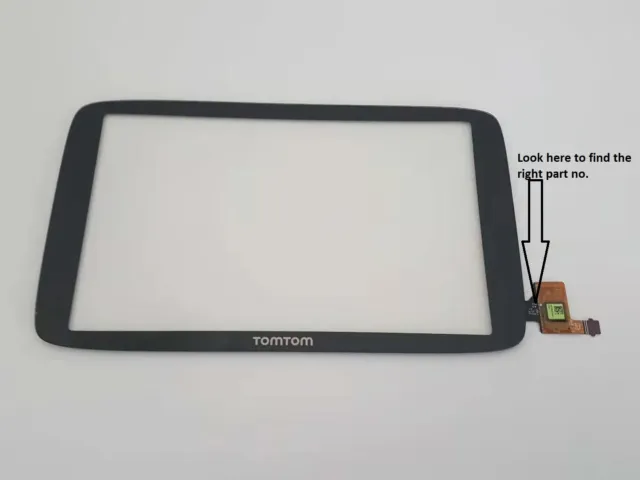 TomTom Go 6200 Touchscreen Digitizer Glas Ersatzteil kein TVS1