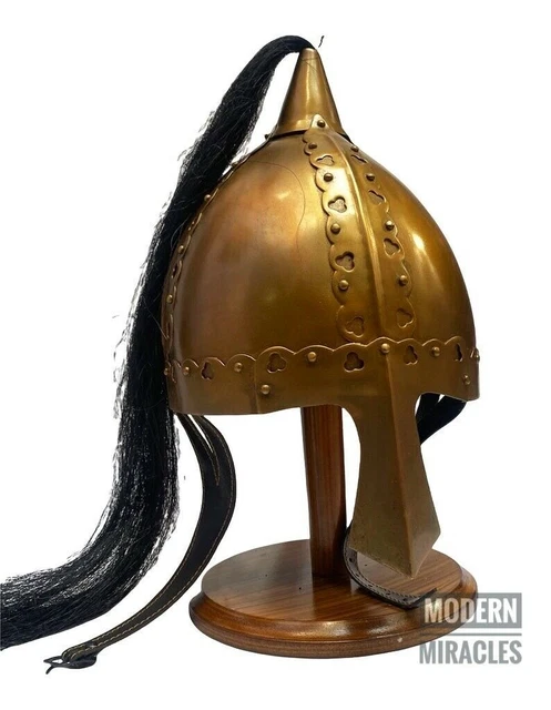 Casque Anglo-saxon / Viking - Pour LARP, Reconstitution Médiévale - Acier - 7ème Siècle