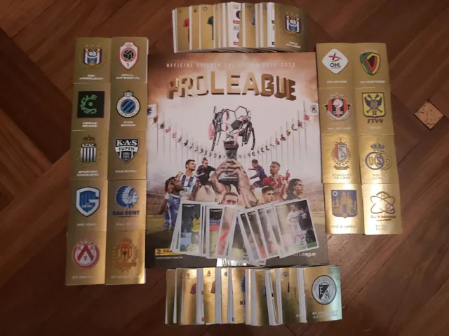 Album +Set Completo Tutte Figurine Calciatori Pro League Belgio 2022/2023 Panini