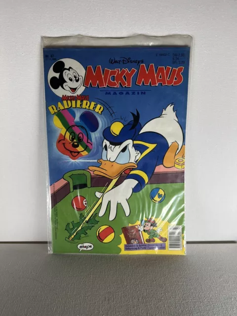 Micky Maus Heft Nr 47 Disney Comic #A9 Sammlung Selten 1994 1992 1990 1989 Usw
