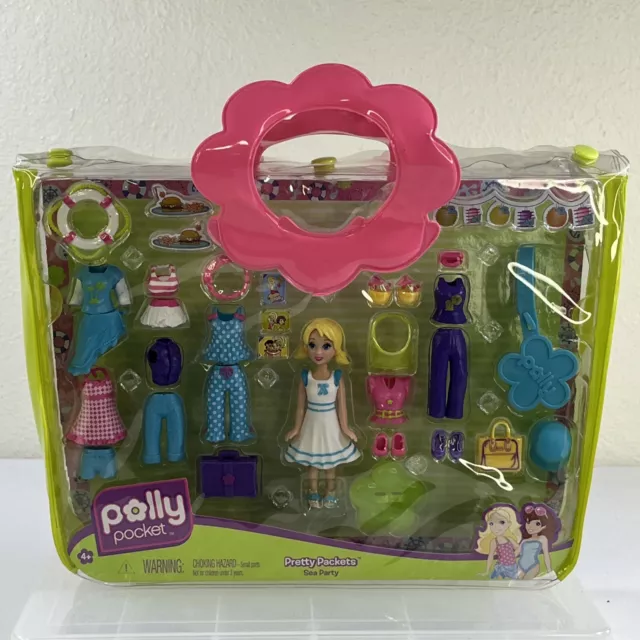 Polly Pocket Pretty Packets Sea Party with Lila New 2009 Sealed!