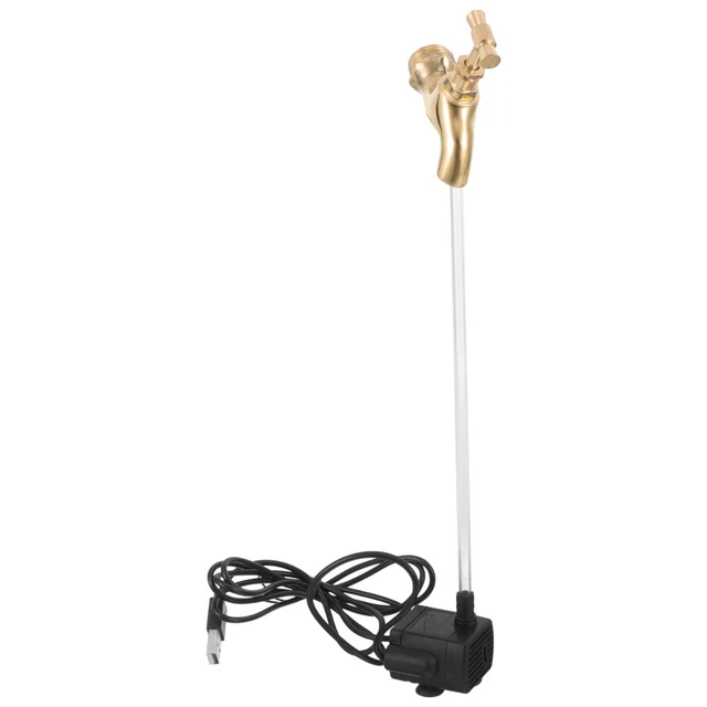 Fontana Con Beccuccio Invisibile Tbeone | Kit Per Giardino E Interni Con Pompa