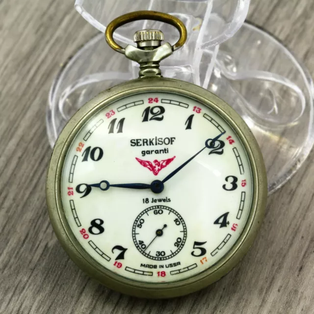 Serkisof demiryolu pocket watch cheap