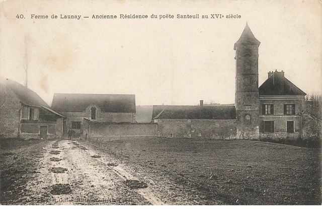 95 Nesles La Vallee Ag#Mk523 Launay Farm Former Residence Of The Poet Santeu