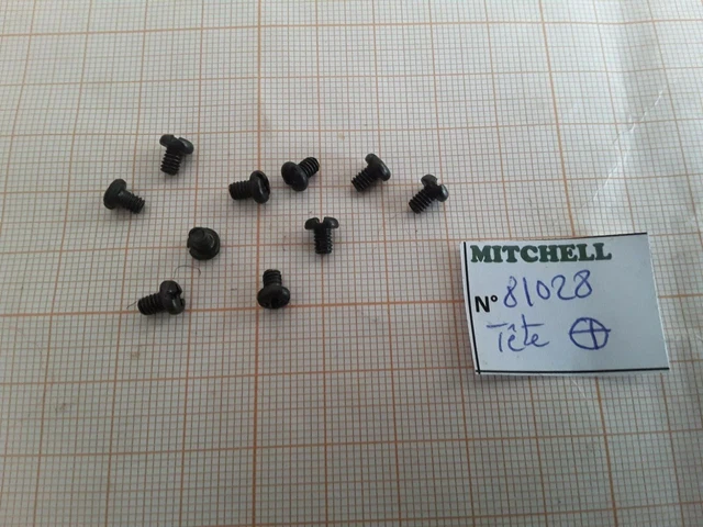 3 écrous De Blocage Pour Moulinet Mitchell – Modèles 496, 498 & Divers – Pièce 81487