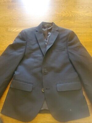 Boys Lauren Ralph Lauren Navy Blue Suit Jacket Blazer Size 10R