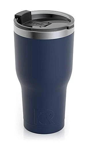 RTIC 30 oz Insulated Tumbler Stainless Steel Coffee Travel Mug with Lid, Spil...