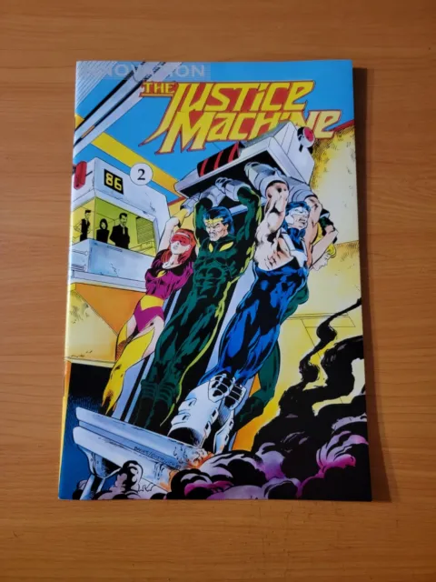 The Justice Machine #2 ~ NEAR MINT NM ~ 1990 Innovation Comics