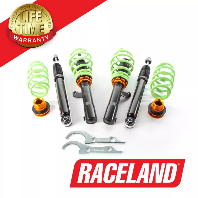 RACELAND ULTIMO COILOVERS SUSPENSION KIT VW GOLF MK5 55mm 2.0TFSI GTi GT 2.0TDI