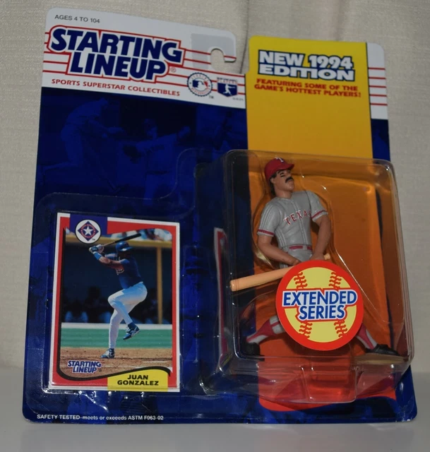 1994 Starting Lineup 68565 - Juan Gonzalez * Texas Rangers 2 - Mlb Slu Ext