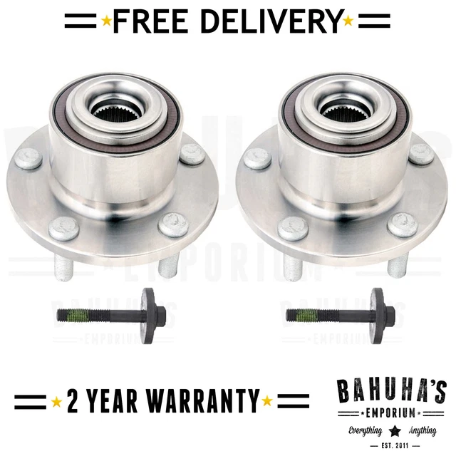 FORD FOCUS MK2 Front Wheel Bearing Hub Kit Pair x2 Inc Abs 20042012 £